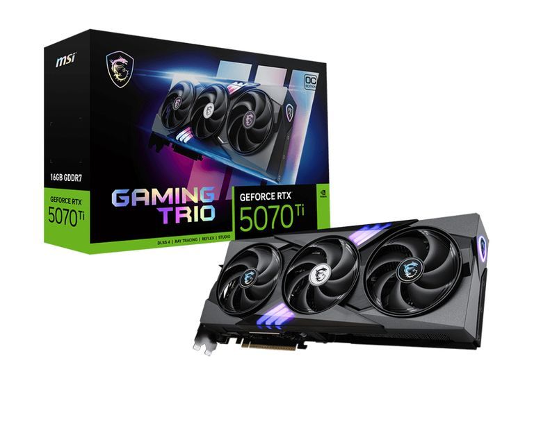 MSI Gaming GeForce RTX 5070 Ti 16G TRIO OC NVIDIA 16GB GDDR7