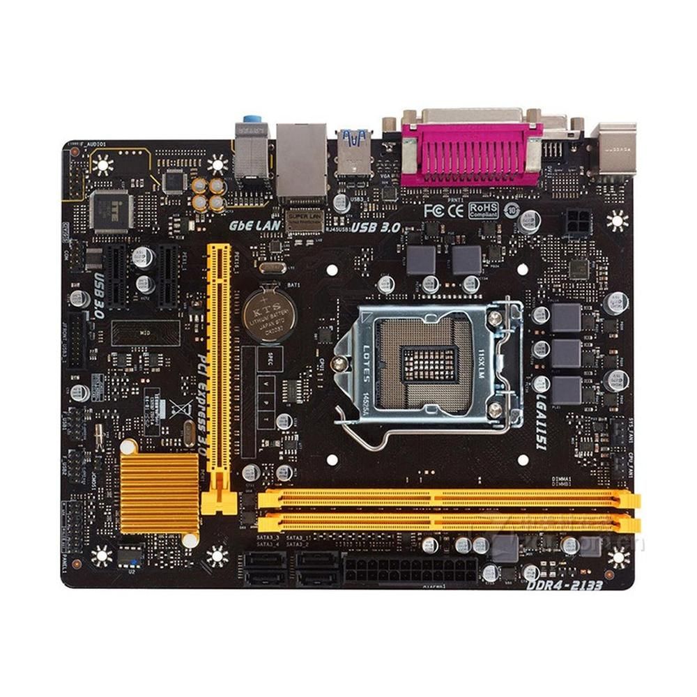 Biostar H110MDS2 PRO D4 Motherboard, Intel H110, LGA 1151, DDR4, 32GB, Micro ATX
