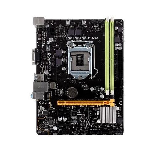 Placa base Biostar H110MLC, Intel H110, LGA 1151, DDR4 32GB, Micro ATX