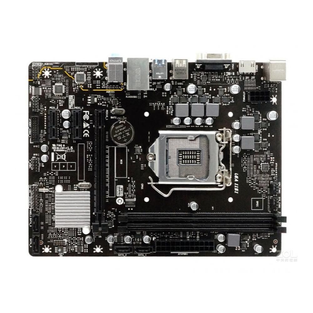 Biostar H310MHP Motherboard, Intel H310, LGA 1151, DDR4 32GB, Micro ATX