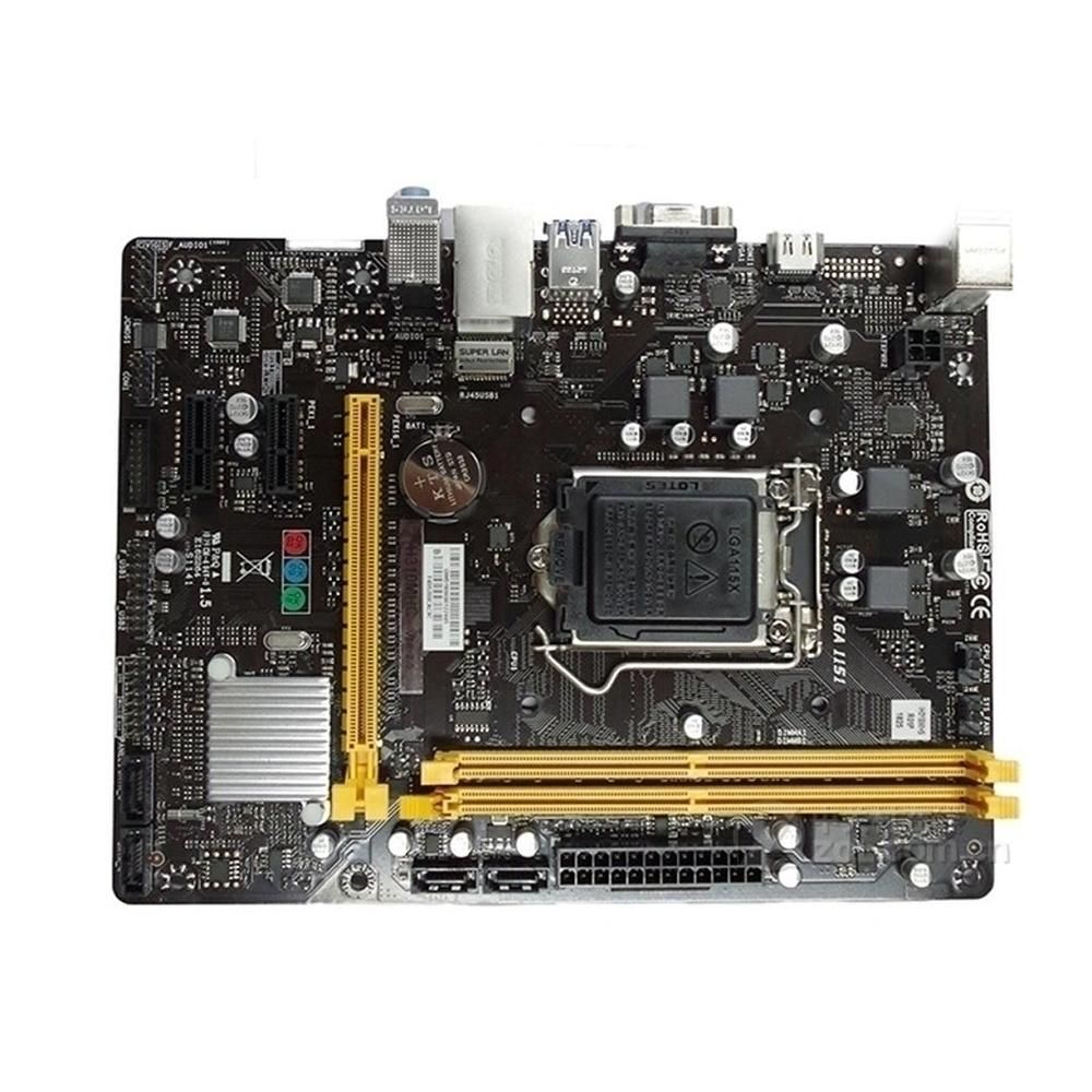 Biostar H310MHC Motherboard, Intel H310, LGA 1151, DDR4 32GB, Micro ATX