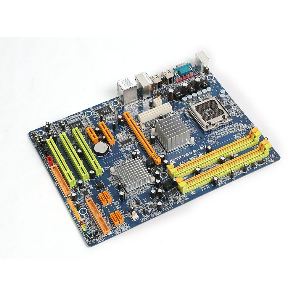 Biostar TP35D2-A7 Motherboard, Intel P35, LGA 775, DDR2, ATX, 21.96x30.5cm