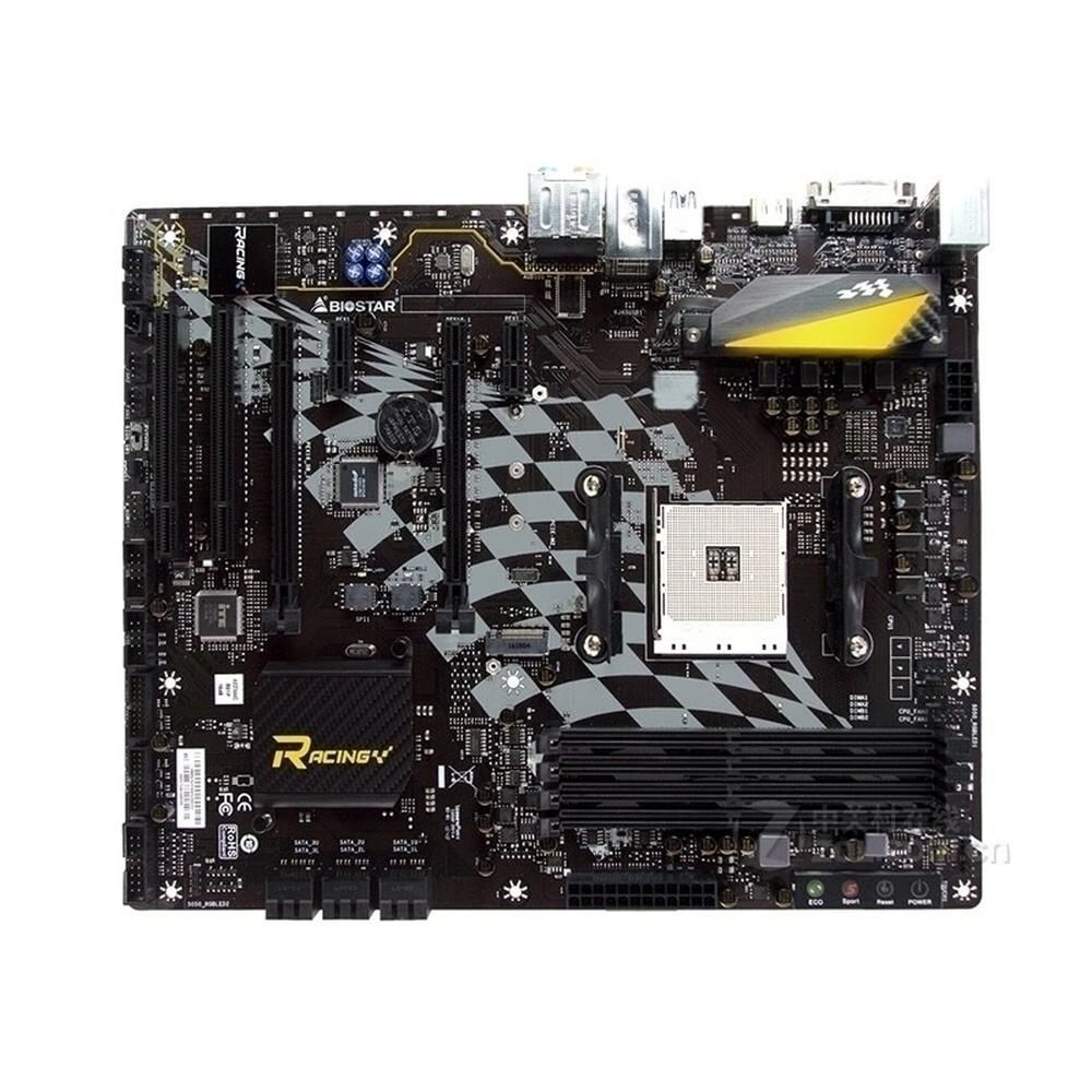 Biostar X370GT5 AMD X370 Socket AM4 DDR4 Motherboard, 64GB, ATX