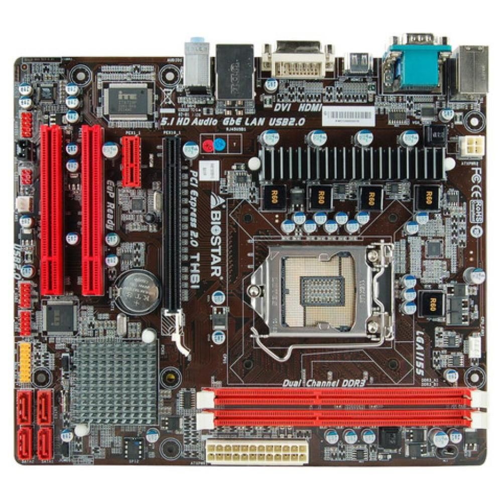 Biostar H61M-D3H Intel H61 LGA 1155 DDR3 8GB Micro ATX Motherboard