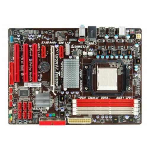 Placa base Biostar TA770XE3 AMD 770 con socket AM3, DDR3 16GB, tamaño ATX