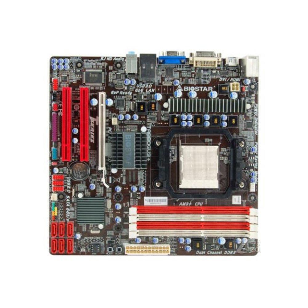 Biostar TA880GU3+ AMD 880G Micro ATX Motherboard (Socket AM3, DDR3, 16GB, 24.4x23.3cm)