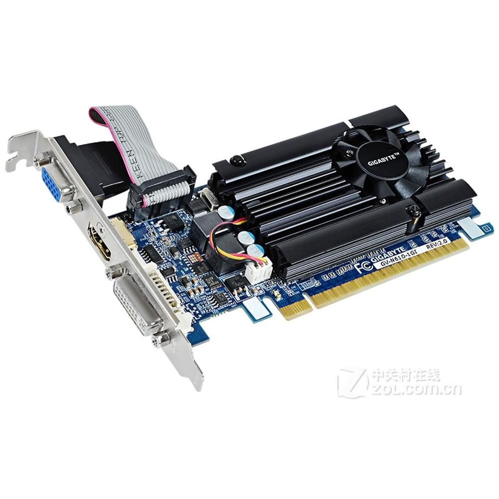 Gigabyte GeForce GT610 Graphics Card 1GB DDR3 64-bit PCI Express 2.0 16x 1333MHz