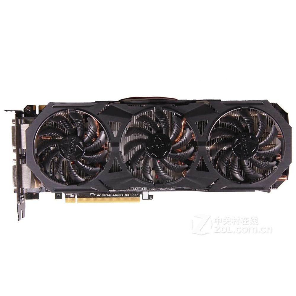 Gigabyte GeForce GTX 970 Graphics Card - 4GB GDDR5, 256-bit, PCI Express 3.0, 16x, 7000MHz
