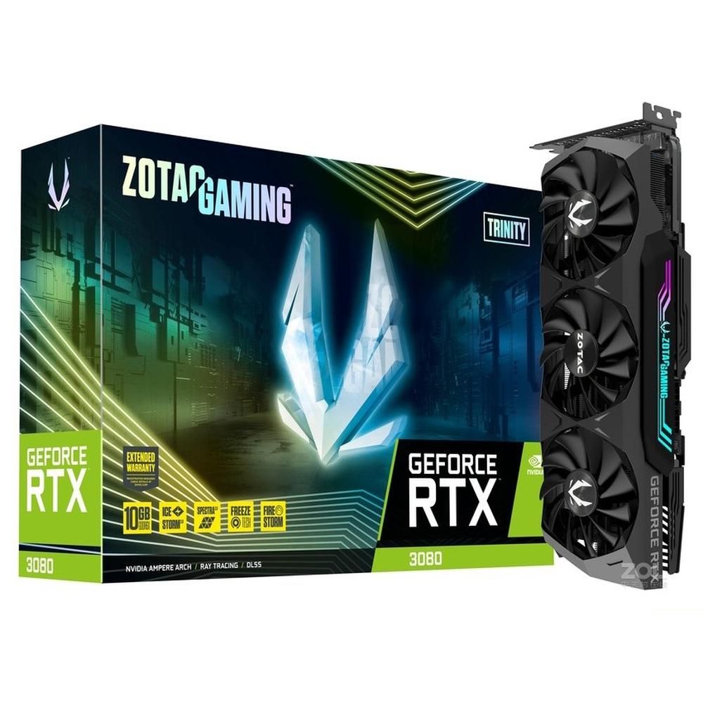 Zotac GeForce RTX 3080 Graphics Card 8GB GDDR6X 320-bit PCI Express 4.0 16x