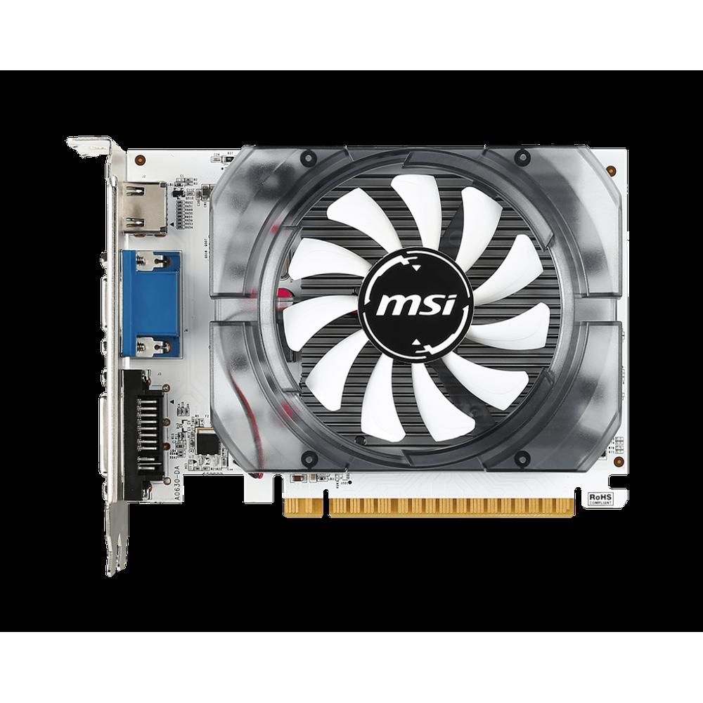 Carte graphique MSI NVIDIA GeForce GT 730, 4 Go DDR3, 128 bits PCI Express 2.0 x16, 5000 MHz