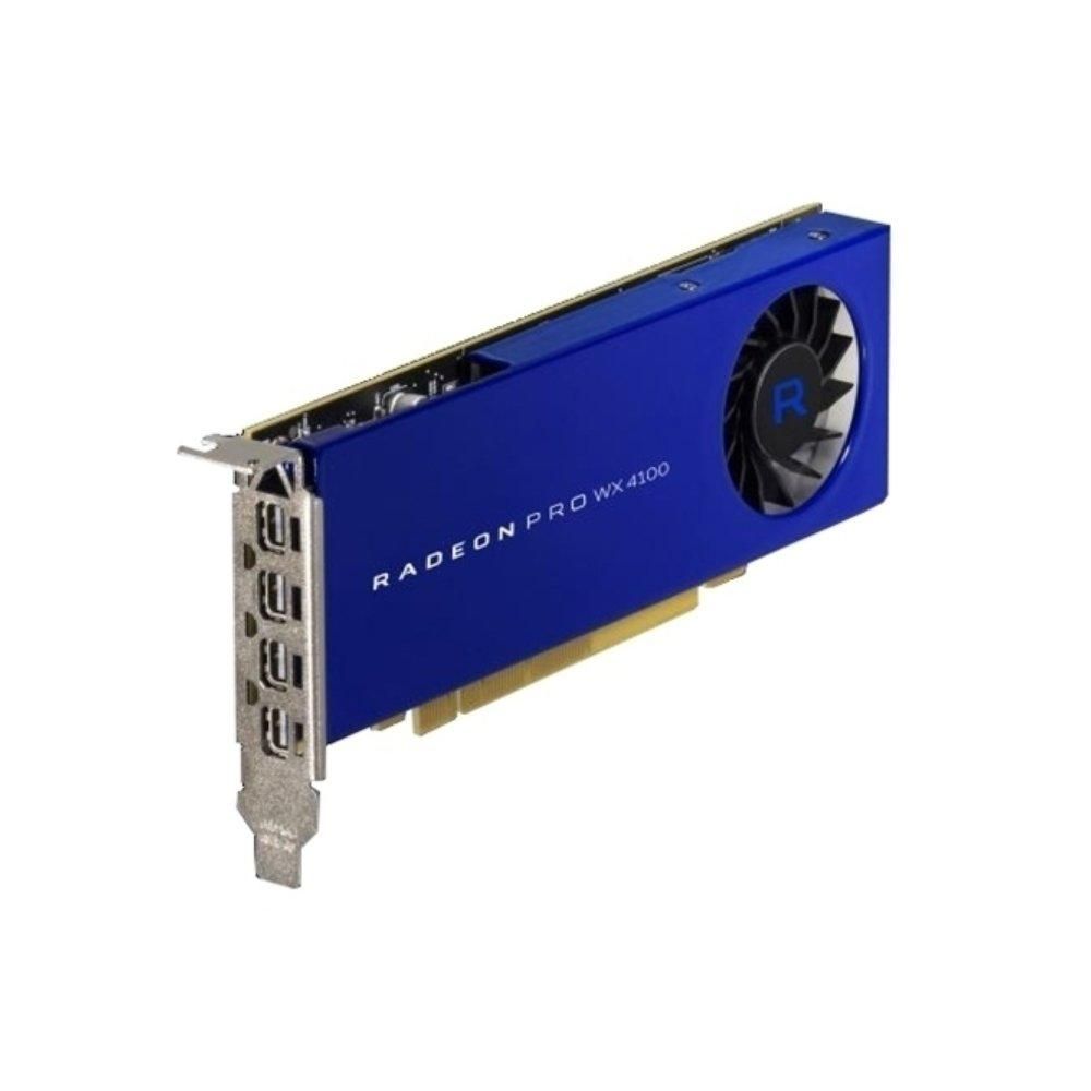 AMD Radeon Pro WX 4100 Graphics Card, 4GB GDDR5, 128-bit, PCI Express 3.0 x16