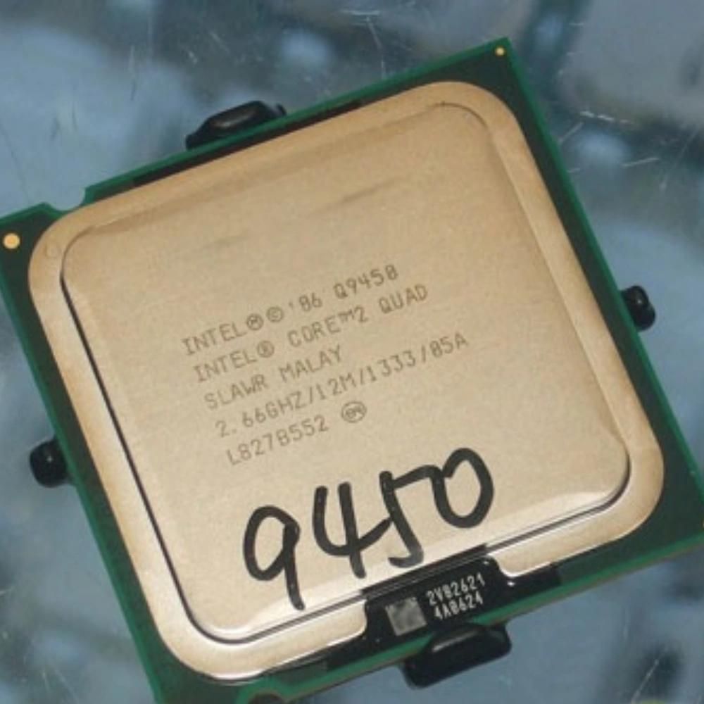 Intel Core Q9450 Processor, 2.66GHz, 4 Cores, 4 Threads, 45nm, LGA 775, 95W