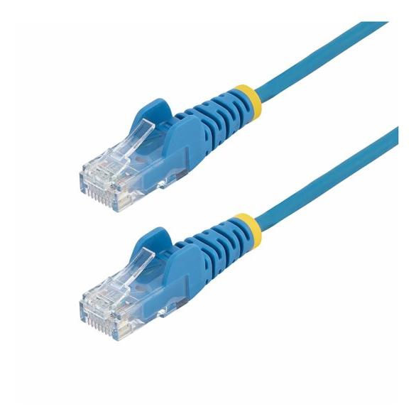 StarTech 10m Blue Slim CAT6 Ethernet Cable, Snagless, 28AWG