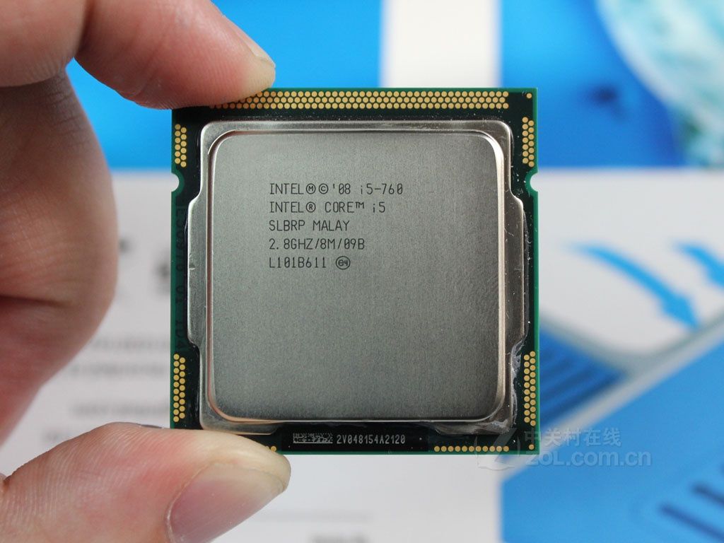 Intel Core i5 760 Processor, 2.8GHz, 4 Cores, 4 Threads