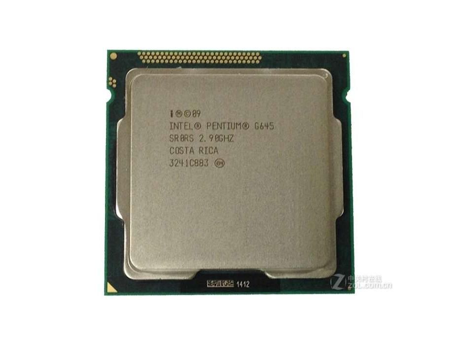 Intel Pentium G645 Processor, 2.9GHz, 2 Cores, 2 Threads, 32nm, LGA 1155, 65W
