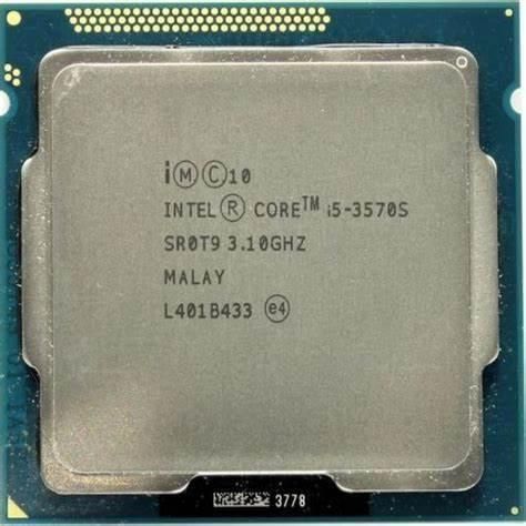 Intel Core i5-3570S 3.1GHz 4-Core Processor