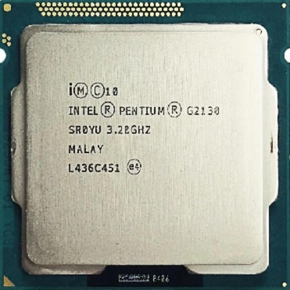 Intel Pentium G2130 Processor, 3.2GHz, 2 Cores, 2 Threads, 22nm, LGA 1155, 55W