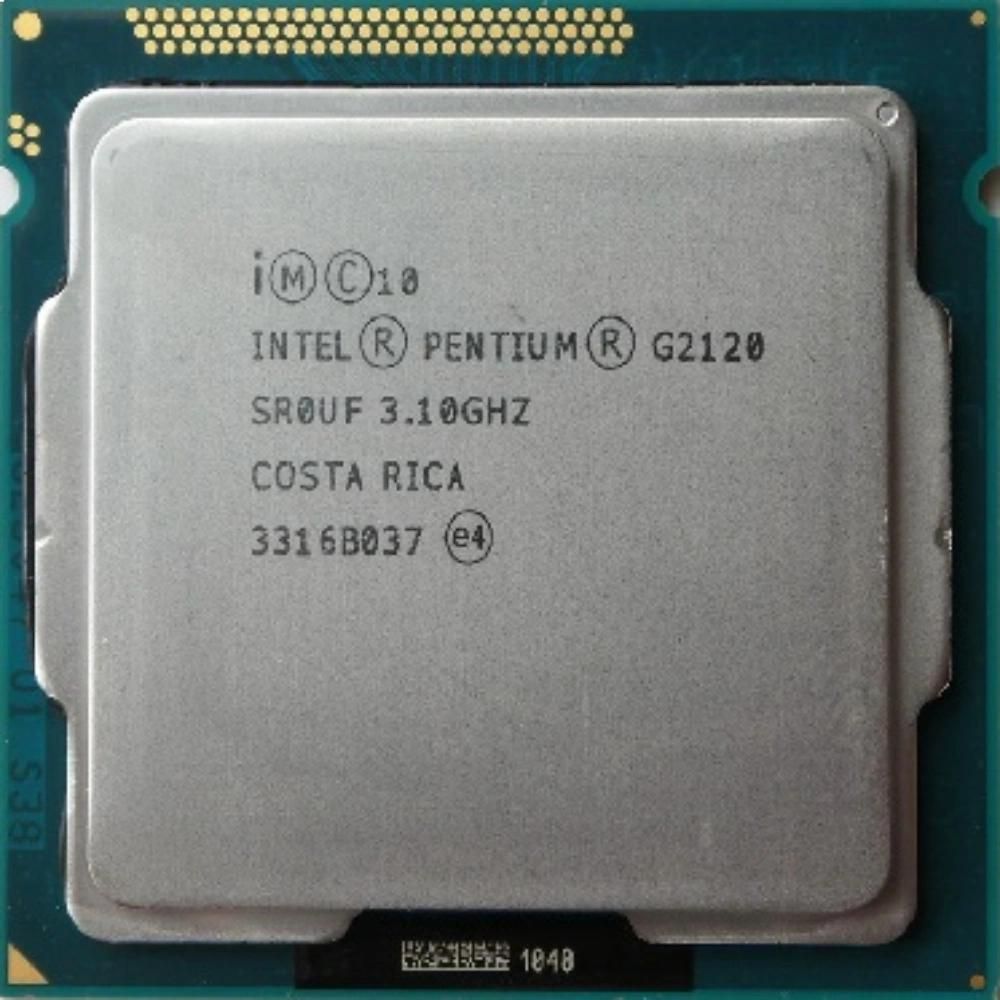 Intel Pentium G2120 Processor, 3.1GHz, 2 Cores, 2 Threads, 22nm, LGA 1155, 55W