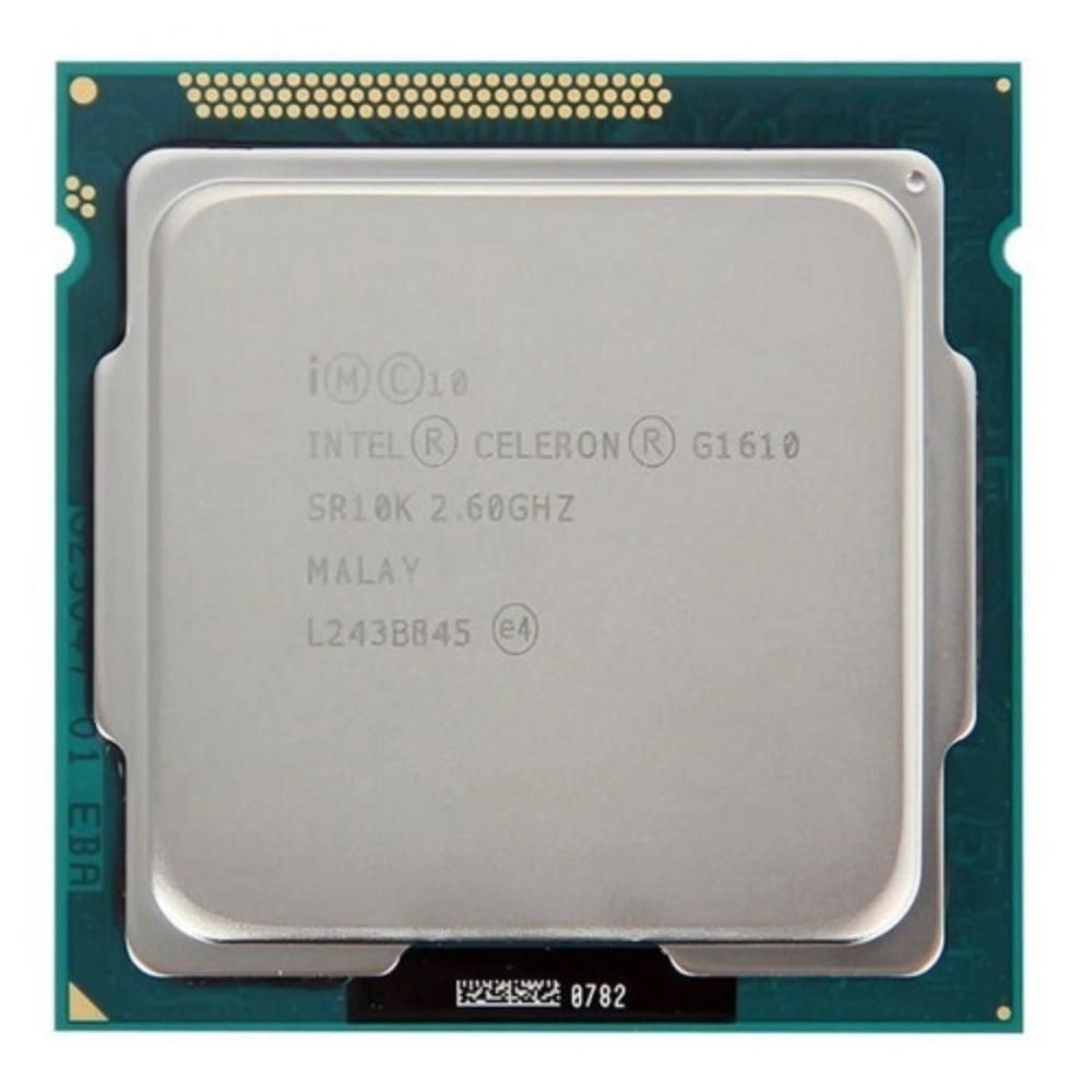 Intel Celeron G1610 Processor, 2.6GHz, 2 Cores, 2 Threads, 22nm, LGA 1155, 55W