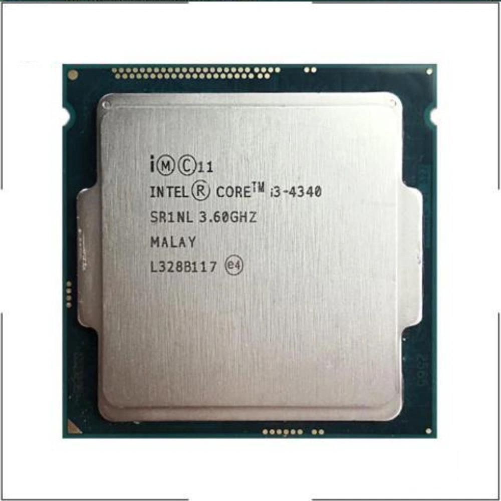 Intel Core i3 4340, 3.6GHz, 2 Cores, 4 Threads, 22nm, LGA 1150, 54W