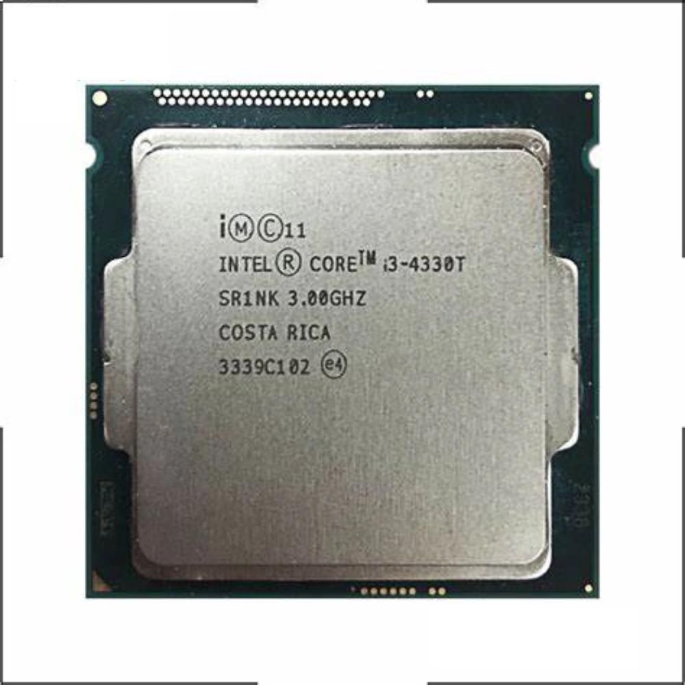 Intel Core i3 Processor, 4330T, 3GHz, 2 Cores, 4 Threads, 22nm, LGA 1150, 35W