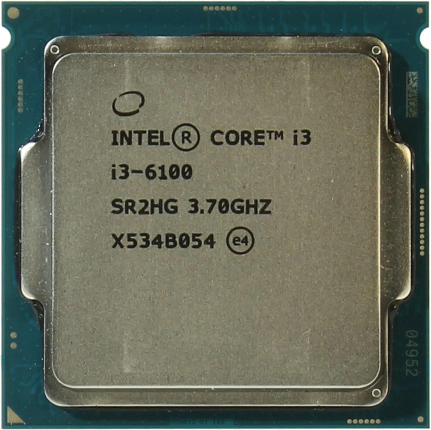 Intel Core i3 Processor, 3.7GHz, 2 Cores, 4 Threads, 14nm, LGA 1151, 51W