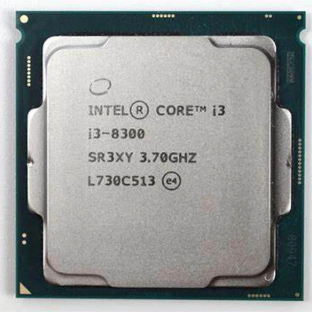 Intel Core i3-8300 Processor, 3.7GHz, 4 Cores, 4 Threads, 14nm, LGA 1151, 62W