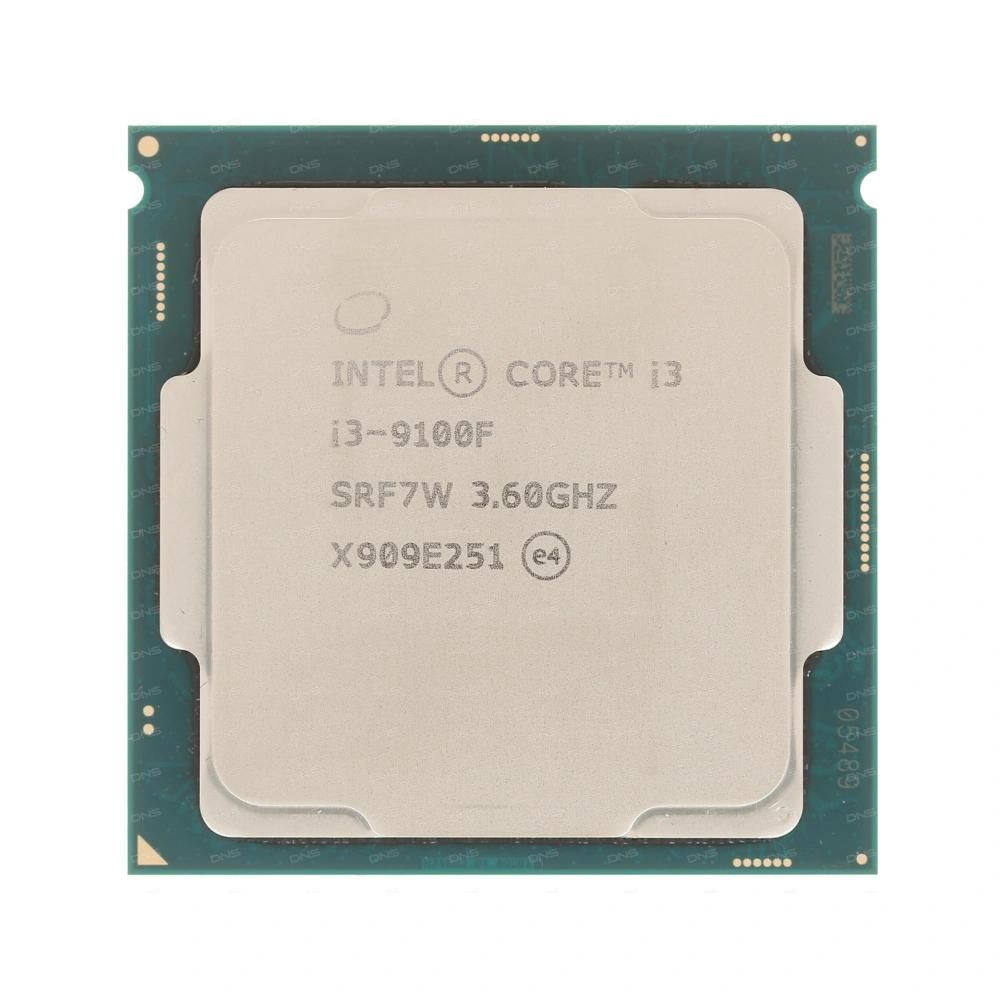 Intel Core i3 Processor 9100F, 3.6GHz, 4 Cores, 4 Threads, 14nm, LGA 1151, 65W