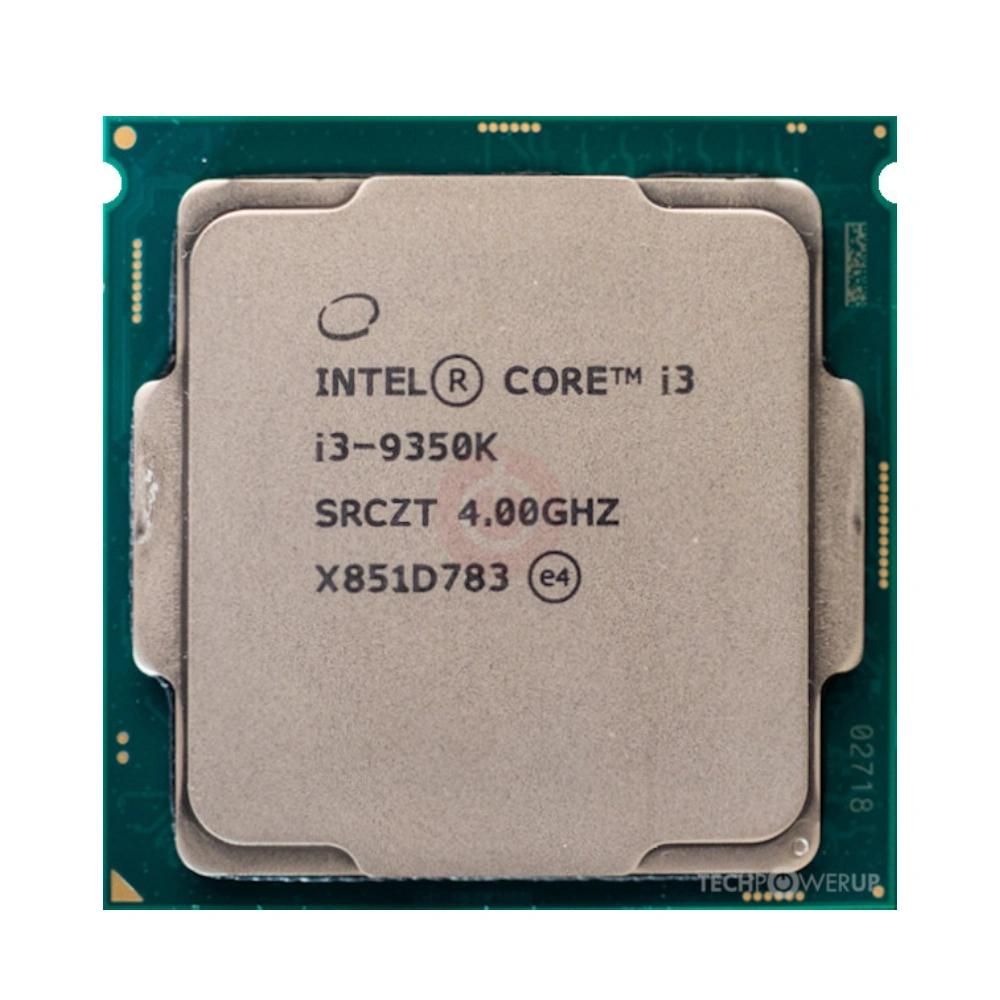 Intel Core i3 9350K Processor, 4GHz, 4 Cores, 4 Threads, 14nm, LGA 1151, 91W