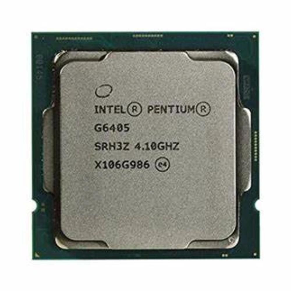 Procesador Intel Pentium G6405, 4,1 GHz, 2 núcleos, 4 hilos, 14 nm, LGA1200, 58 W