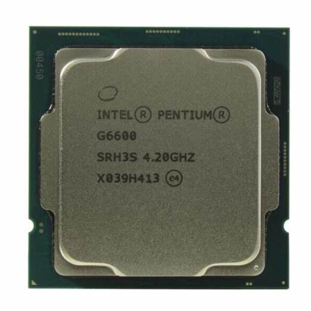 Intel Pentium G6600 Processor, 4.2GHz, 2 Cores, 4 Threads, 14nm, LGA 1200, 58W