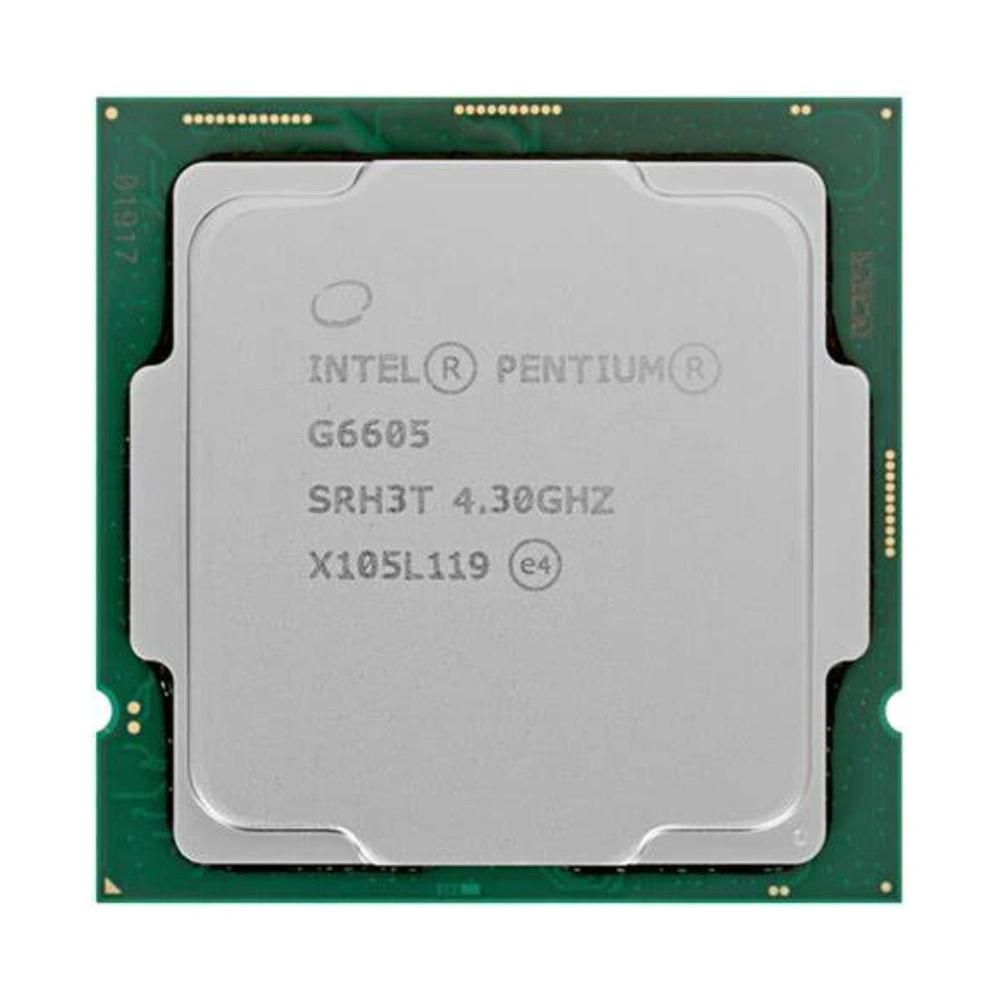 Intel Pentium G6605 Processor, 4.3GHz, 2 Core, 4 Threads, 14nm, LGA1200, 58W