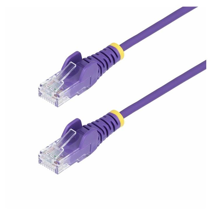 Câble Ethernet StarTech 15 m violet fin CAT6 sans accroche