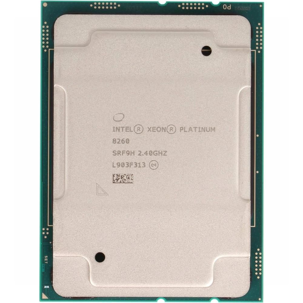 Intel Xeon Platinum 8260 Processor, 2.4GHz, 24 Cores, 48 Threads, 14nm, LGA 3647, 165W