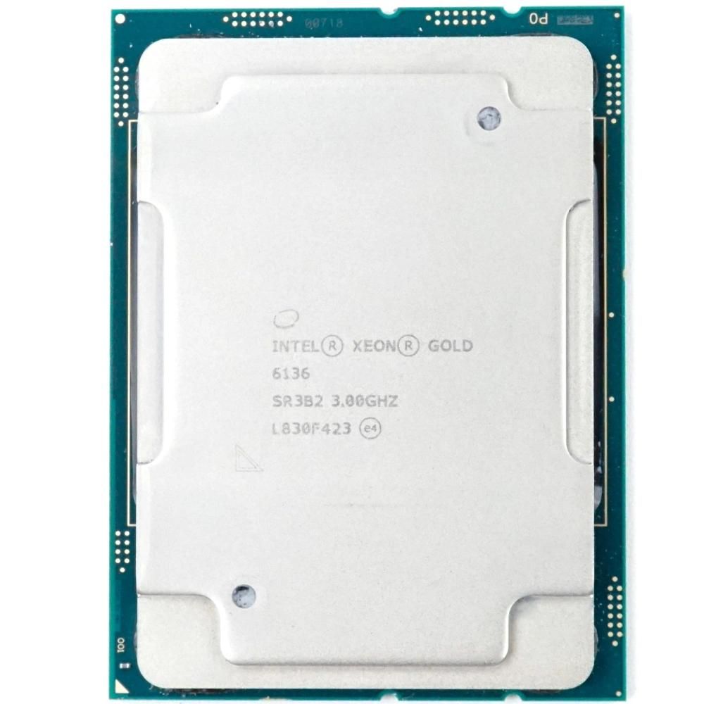 Procesador Intel Xeon Gold 6136, 3 GHz, 12 núcleos, 24 hilos, 14 nm, LGA 3647, 150 W