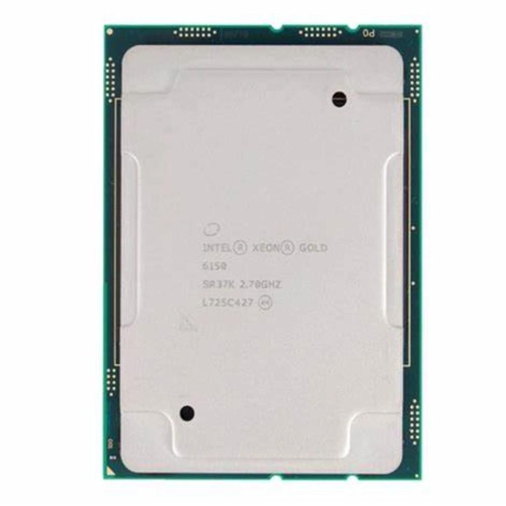 Intel Xeon Gold 6150 Processor, 2.7GHz, 18 Cores, 36 Threads, 14nm, LGA 3647, 165W