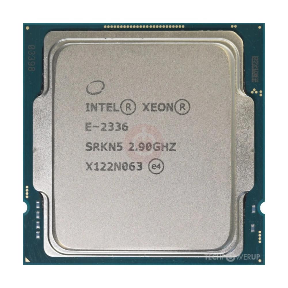 Intel Xeon E-2336 CPU, 2.9GHz, 6 Cores, 12 Threads, 14nm, LGA 1200, 65W