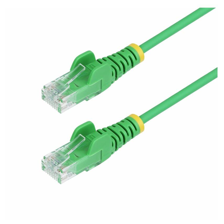 Cable Ethernet StarTech de 1,5 m, slim verde CAT6