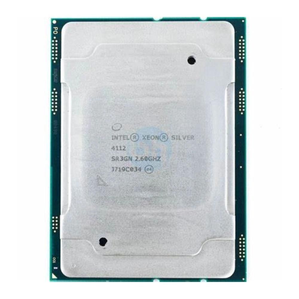 Intel Xeon Silver 4112 Processor, 2.6GHz, 4 Cores, 8 Threads, 14nm, LGA 3647, 85W
