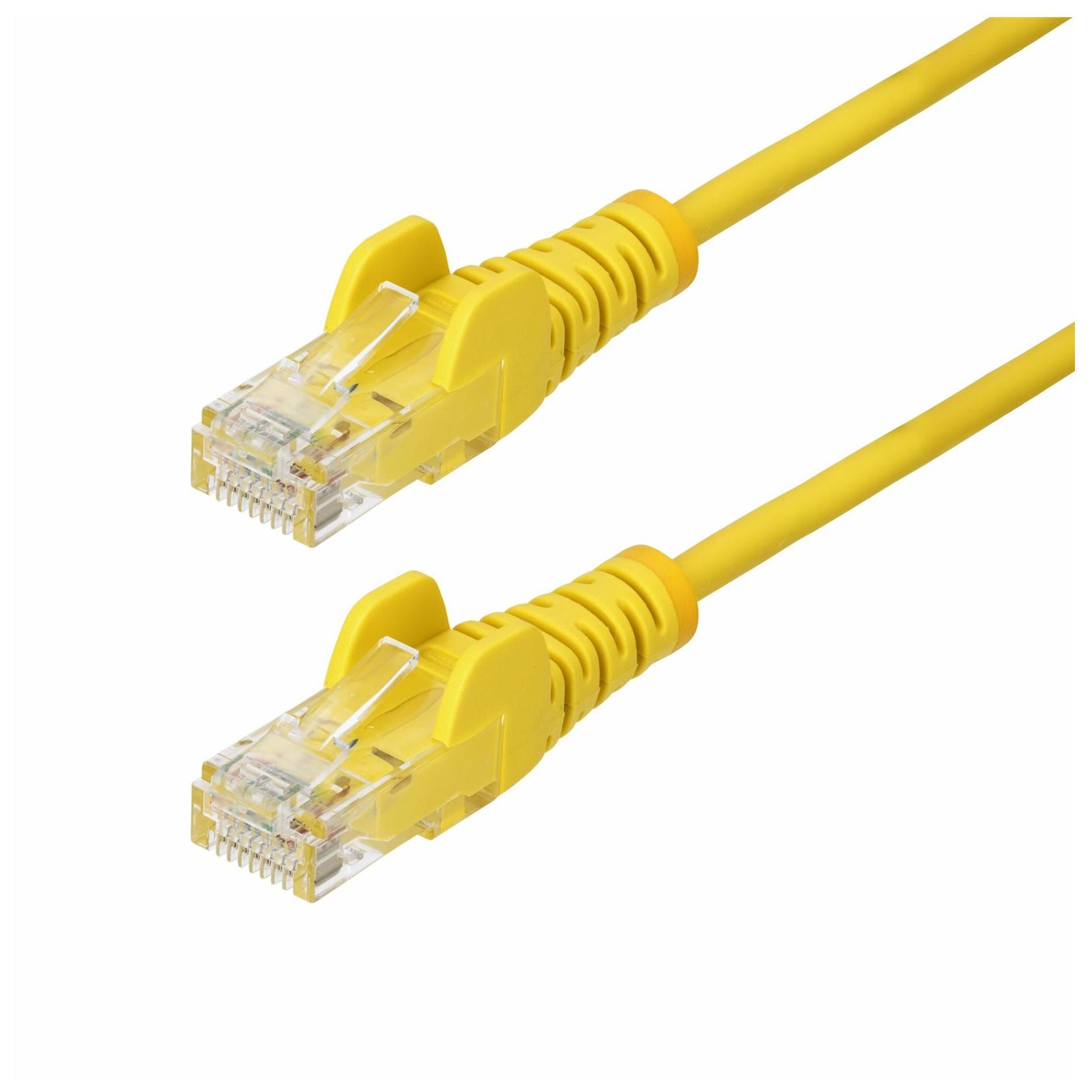 Cable de Ethernet StarTech Amarillo Slim CAT6 de 1,5 m