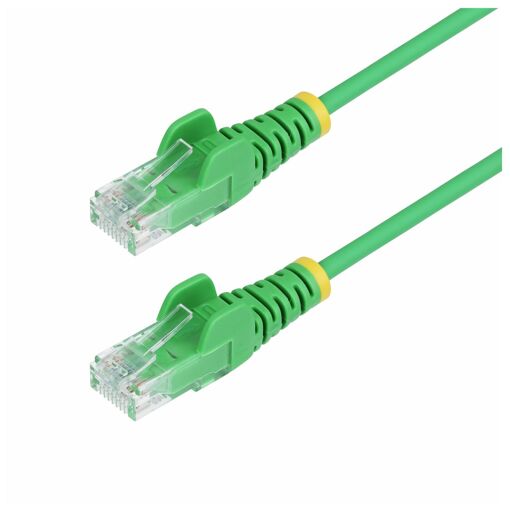 StarTech 5m Green Slim CAT6 Ethernet Cable, Snagless