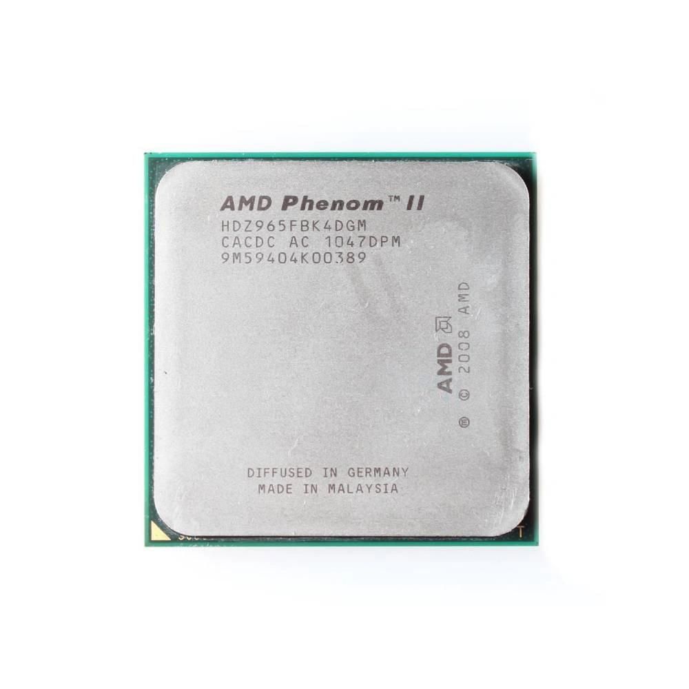 AMD Phenom II X4 965 CPU, 3.4GHz, 4 Cores, 4 Threads, 45nm, AM3 Socket, 125W