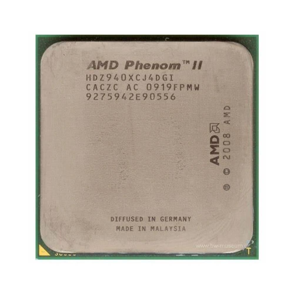AMD Phenom II X4 940, 3GHz, 4 Cores, 4 Threads, 45nm, AM2+ Socket, 125W