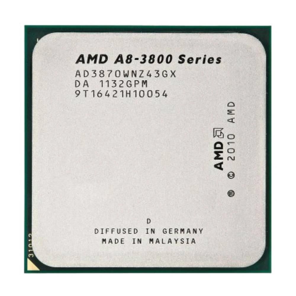 AMD A8-3870K 3.1GHz Quad-Core 4-Thread 32nm FM1 Socket 100W Processor