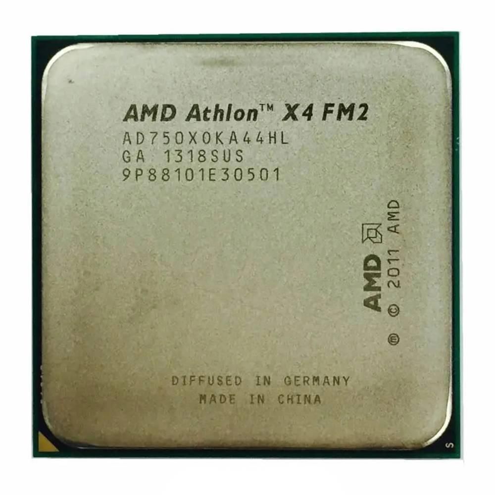 AMD Athlon X4 750 Processor, 3.4GHz, 4 Cores, 4 Threads, 32nm, Socket FM2/FM2+ (65W)