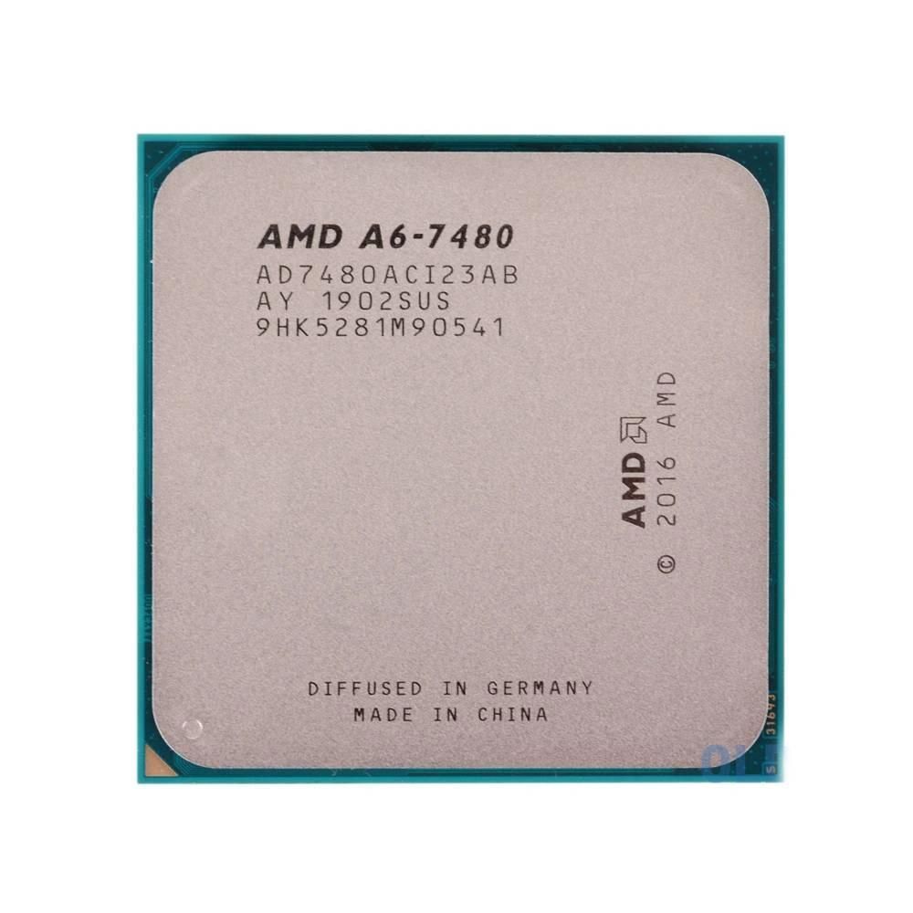 AMD A6-7480 3.5GHz Dual-Core Processor with 2 Threads, 28nm, FM2+ Socket, 65W