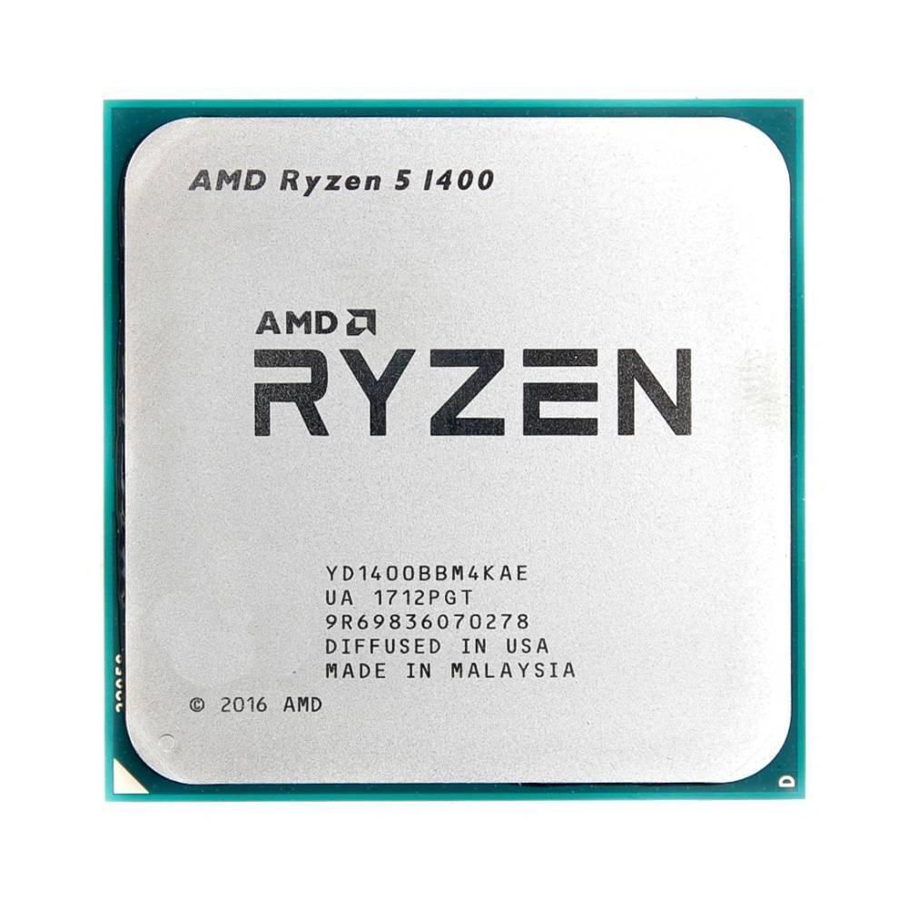 AMD Ryzen 5 1400 - 3.2GHz, 4 Cores, 8 Threads, 14nm, AM4 Socket, 65W