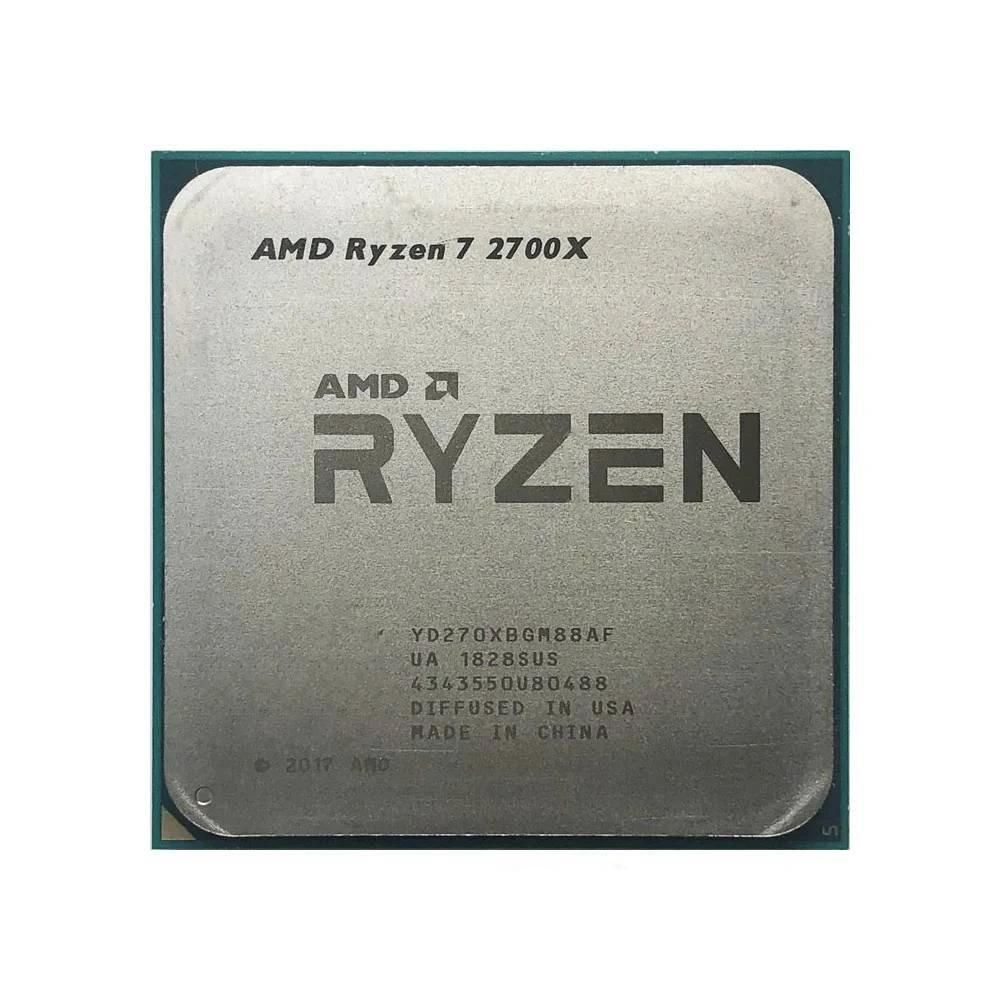 AMD Ryzen 7 2700X - 8-Core Processor, 3.7GHz, 16 Threads, 12nm, AM4 Socket, 105W