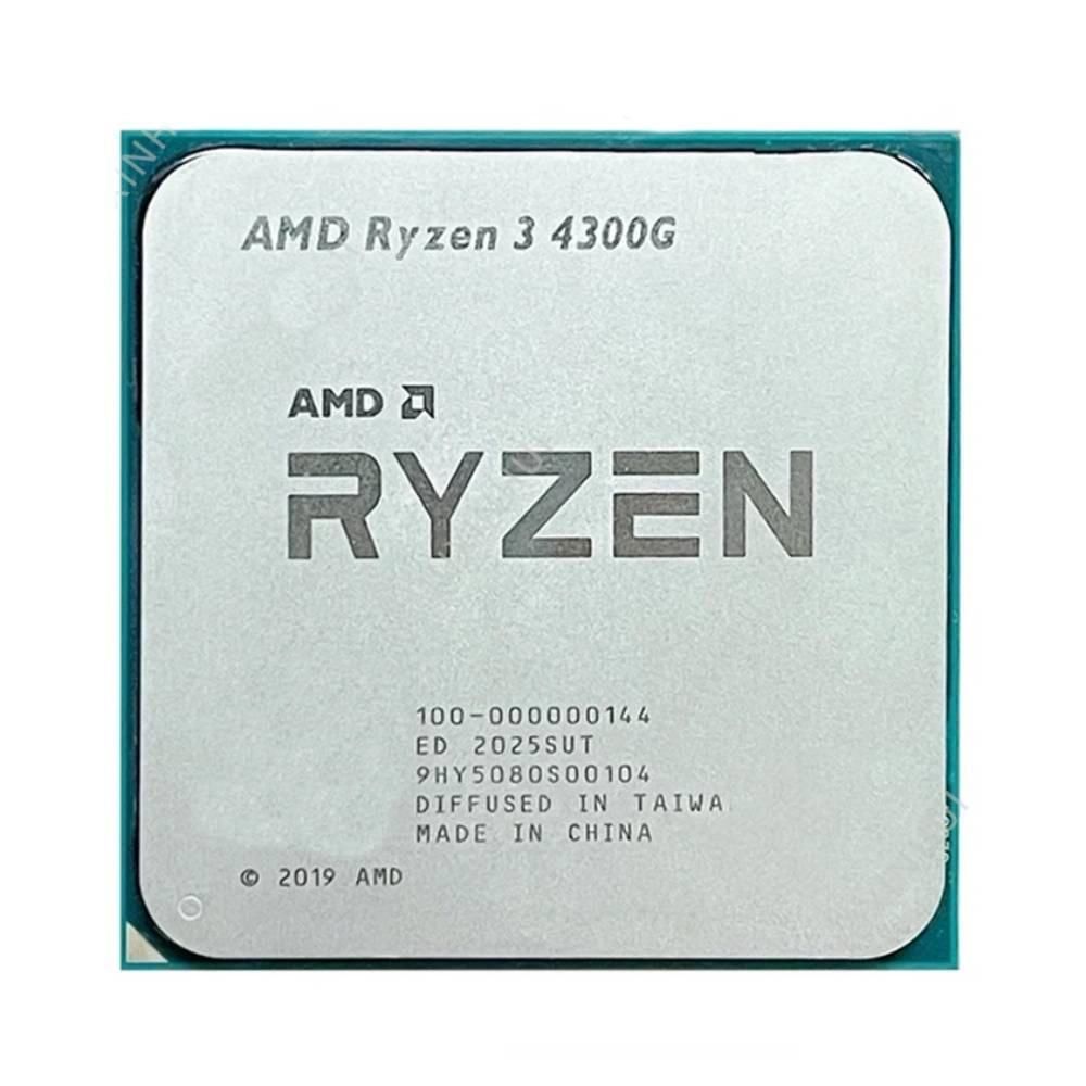 AMD Ryzen 3 4300G - 3.8GHz, 4 Cores, 8 Threads, 7nm, AM4 Socket, 65W