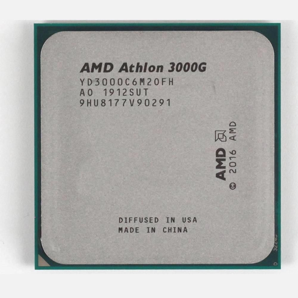 AMD Athlon 3000G - 3.5GHz, Dual-Core, 4 Threads, 14nm, AM4 Socket, 35W
